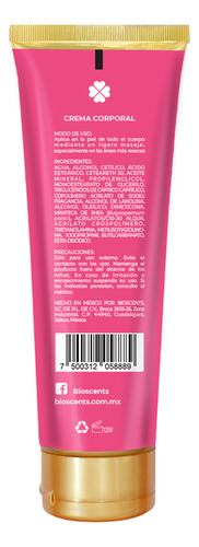 Body Lotion (crema Corporal) Bioscents Pink Candy 220 Ml