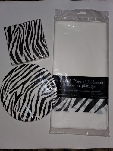 Manteleria Importada Animal Print Zebra