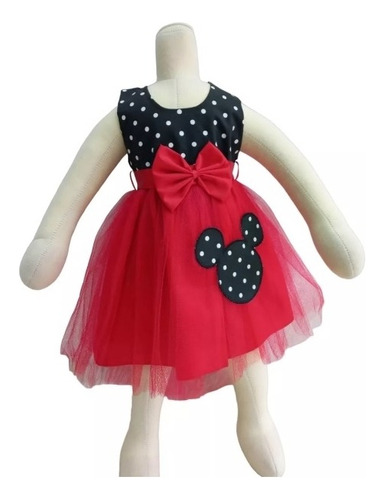 Vestido Disfraz Minnie Bebe Talle 1 Al 5. 