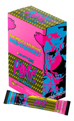Pré Treino Panic Pack 20 Dose Formula Com Creatina Adaptogen