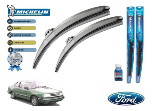 Par Plumas Limpiabrisas Ford Topaz 1989 Michelin