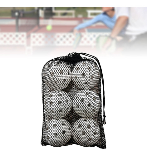 Bolas De Pickleball Al Aire Libre, Paquete De 6 Bolas De