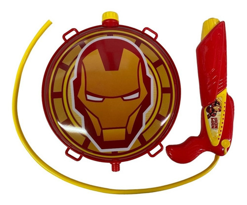 Imagen 4 de 7 de Pistola De Agua Mochila Recargable Infantil Avengers Pileta
