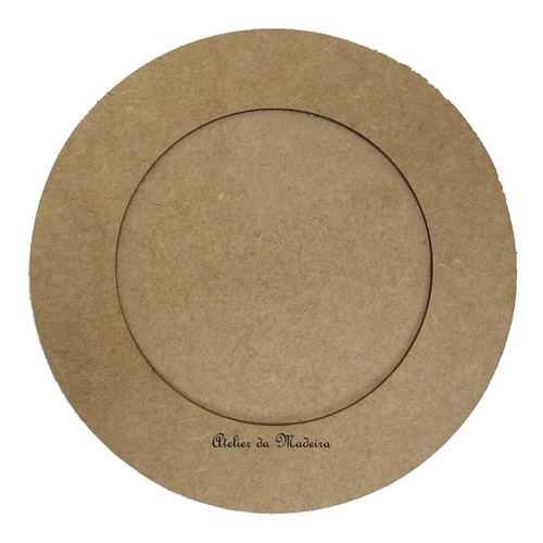 Suplat Redondo 33cm Fundo Solto Mdf -10 Peças