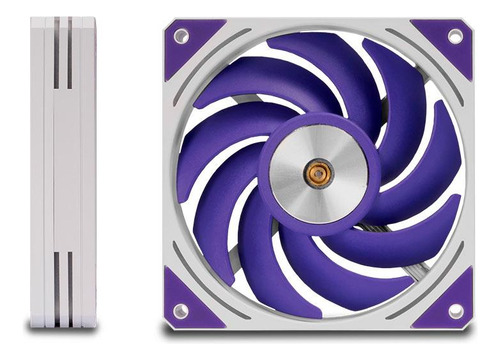 Kit Ventoinha Mancer Voltaic Purple Edition, 3x120mm, Branca