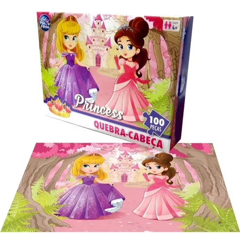 Kit 2 Jogos Quebra Cabeça Princesas Infantil C/ 30 Peças - Compre