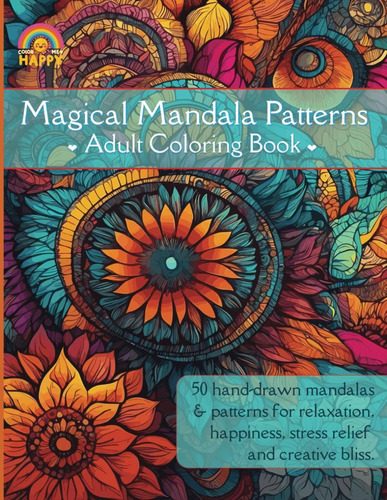 Libro: Libro Para Colorear Con Patrones Mágicos De Mandala P