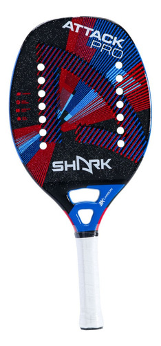 Raquete Beach Tennis Shark Attack Pro + Capa Original