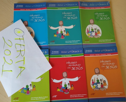 Libro Diálogos Semanales Con Jesús (colección De 6 Libros)