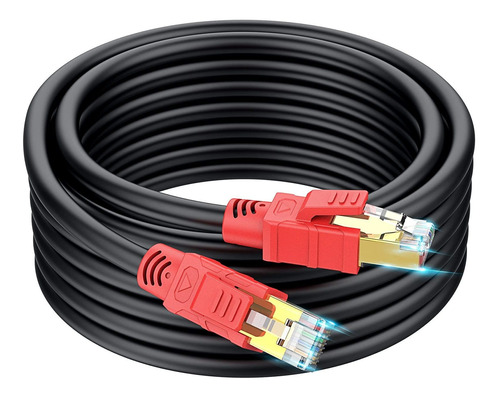 Mopfxt Cable Ethernet Cat 8 Para Exteriores De 300 Pies, Bli