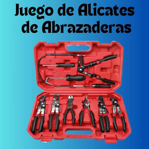 Kit 9 Alicates Para Abrazaderas