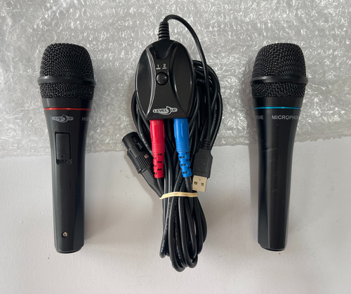Microfono Karaoke Level Up Para Ps3 O Wii X 2unid 