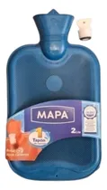 Comprar Bolsa De Agua Caliente Mapa 2lts + 1 Tapón De Repuesto Azul