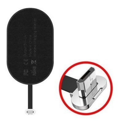 Adaptador P/ Carregador Sem Fio Baseus Android Micro Usb V8