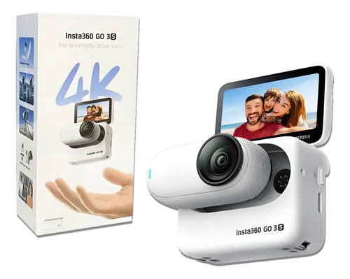 Insta360 Go 3s 128gb F2.8 H.264 Video Uhd Câmera De Ação 4k