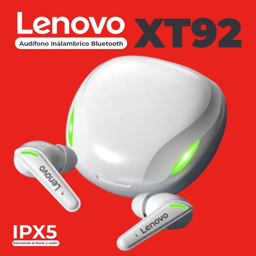 Audifonos Inalambricos Lenovo Xt92 Bluetooth Recargables