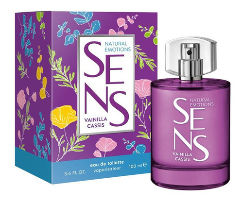 Perfume Sens Natural Emotions Vainilla Cassis Edt 100ml