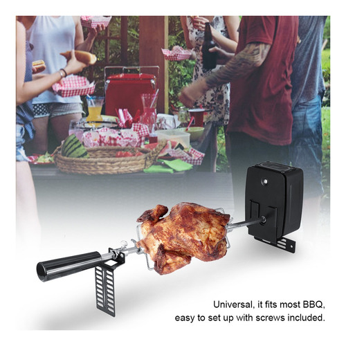 Imagen 7 de 8 de Motor Eléctrico Barbacoa Asador Asador Universal Asador Car