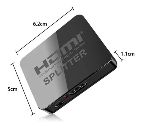 Imagen 6 de 6 de Splitter Ultra Hdmi 1x2 4k - 1080p