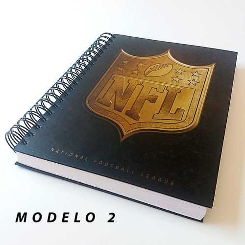 Caderno Nfl Futebol Americano 2 Modelos