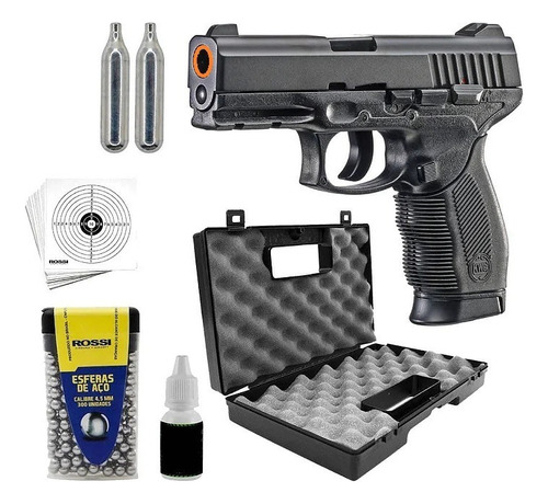 Airgun Pistola Kwc Taurus 24/7 4.5mm Co2 Esfera De Metal 