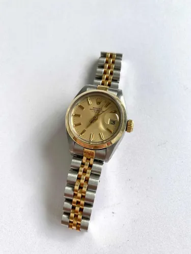 Rolex Dama 6917 Combinado 18 K Año 1979 Con Caja Y Papeles (Usado)