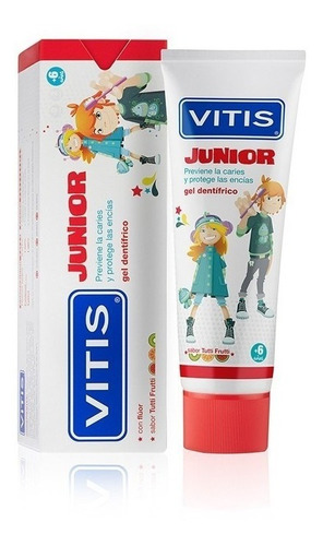 Pasta Dental Gel Vitis Junior 75 Ml