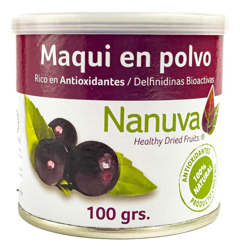 Maqui Deshidratado En Polvo 100 Grs