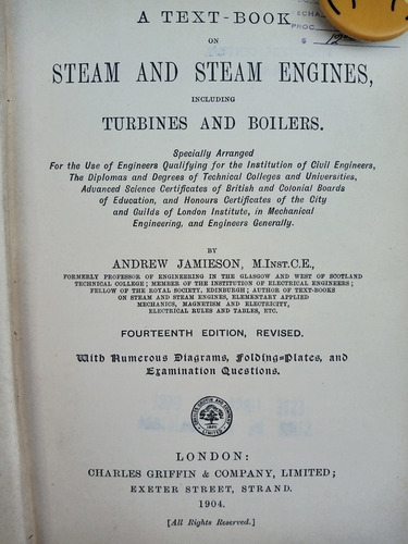Libro Steam Engines Including Turbines & Boilers 115q2