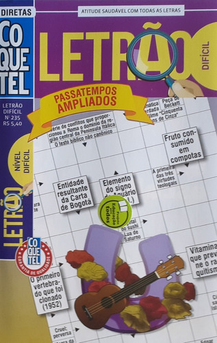 Kit 06 Palavras Cruzadas Letrão Coquetel