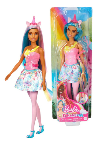 Boneca Barbie Dreamtopia Unicórnio - Mattel Original