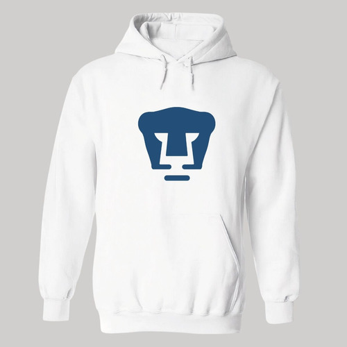 Sudadera Para Hombre Hoodie Pumas Unam Logo Azul Vinil