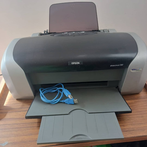 Impresora Epson C 87  Inyeccion Tinta Usada