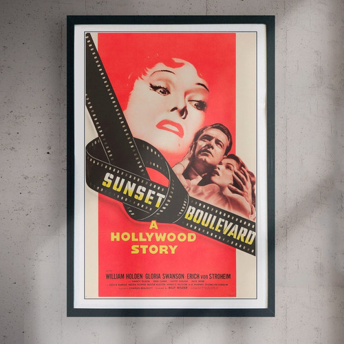 Cuadro 60x40 Peliculas Clasicas - Sunset Boulevard