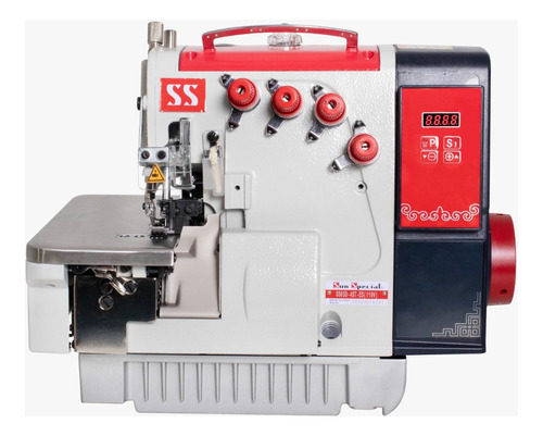 Overlock 4 Fios,ss65d-4stes-ponto Cadeia Sun Special 5500ppm Cor Vermelho 220V