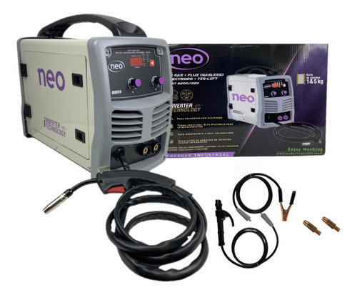 Soldadora Neo Inverter Mig-mag/electrodo/tig 200 Amp Imet920