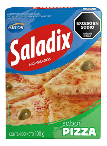  Saladix Pizza 100gr Pack X 5un Cioccolato Tienda De Dulces