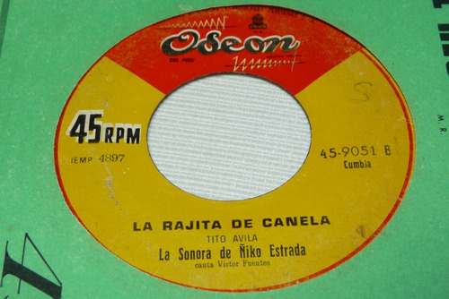 Jch- La Sonora De Ñiko El Unikini Cumbia 45 Rpm