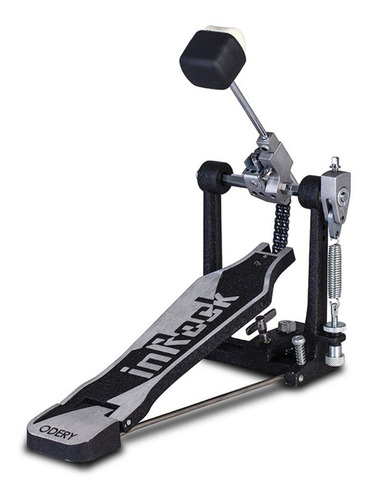 Imagem 6 de 6 de Pedal De Bumbo De Bateria Odery Inrock P704 Ir Pedal Simples