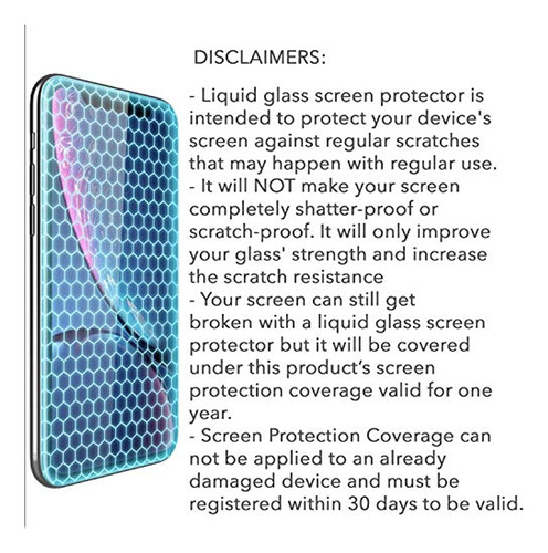 Protector De Pantalla De Vidrio Líquido Con Protección De Pa