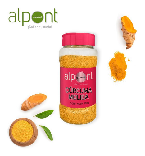 Alpont Cúrcuma Molida 280 Gramos 2 Piezas