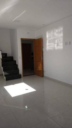 Imagem 10 de 21 de Cobertura Com 2 Dormitórios À Venda, 100 M² Por R$ 398.000,00 - Parque Erasmo Assunção - Santo André/sp - Co0131
