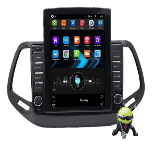 Autoestereo Jepp Compass 17-21 Tipo Tesla Android Carplay