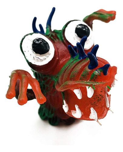 Marioneta De Dedo Silicona Monstruo 5 Piezas Dibujos Animado