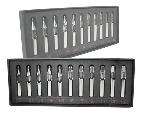 Puntillas Máquina Tatuaje Tradicional Reutilizables Acero