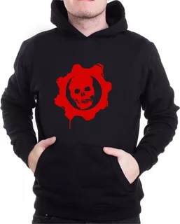 Hoodie (sudadera) Con Gorro Y Capucha Gears Of Wars