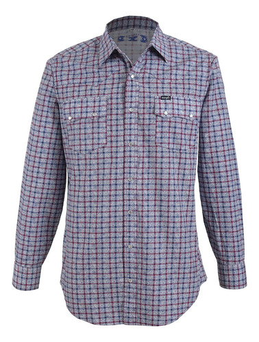 Camisa Vaquera Wrangler Hombre Manga Larga G41