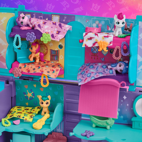 My Little Pony Mini World Magic Mare Stream - Com Veículo