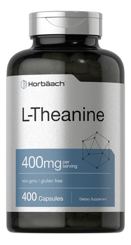 L Theanine L Teanina 200 Mg Premium Salud Emocional 400 Caps Sabor Sin Sabor