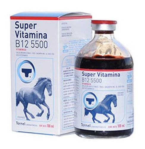 Imagen 1 de 1 de Super Vitamina B12 5500 100 Ml Para Gallos Y Caballos